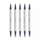 Double-pointed knitting needles, silver