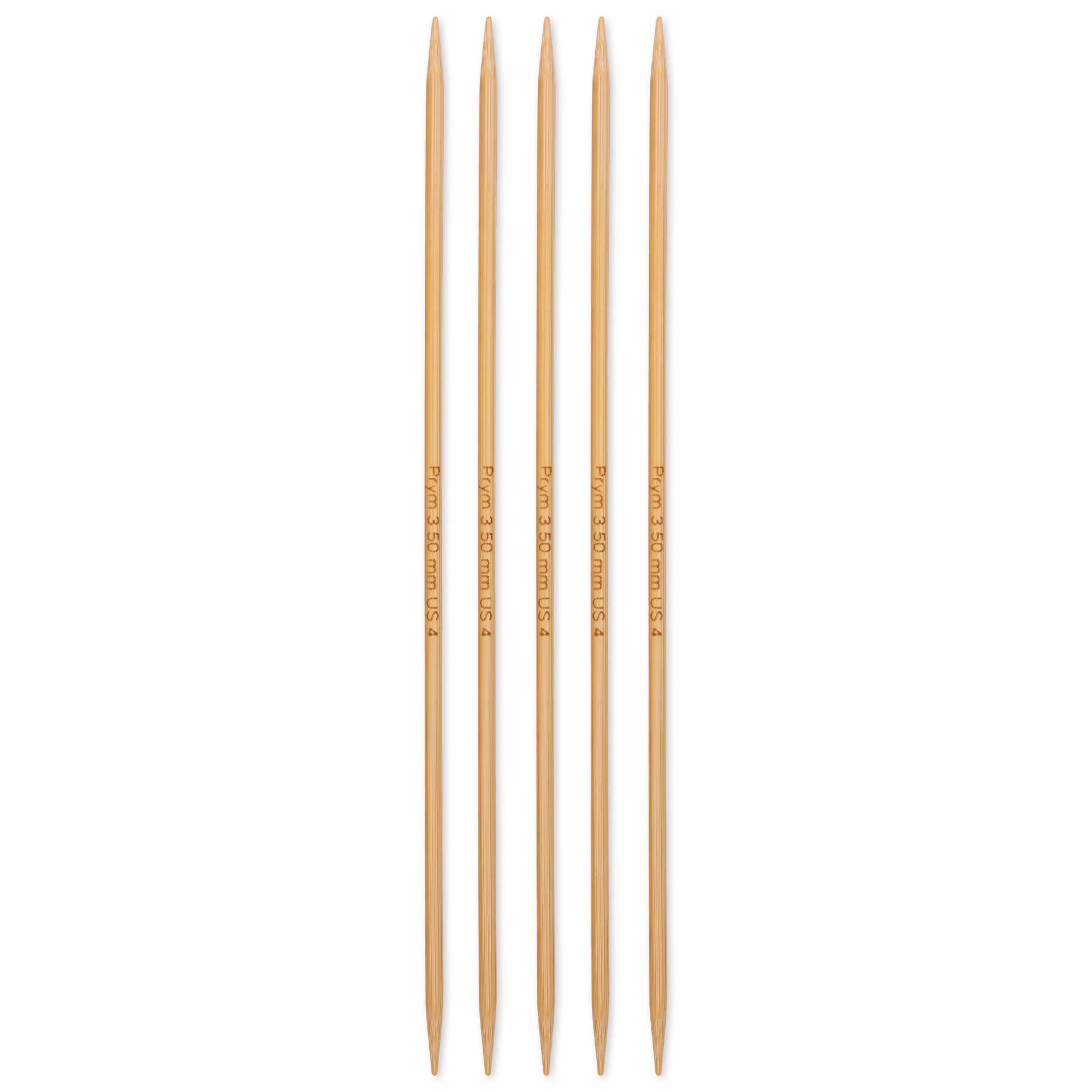 Double-pointed knitting needles, bamboo, Prym 1530