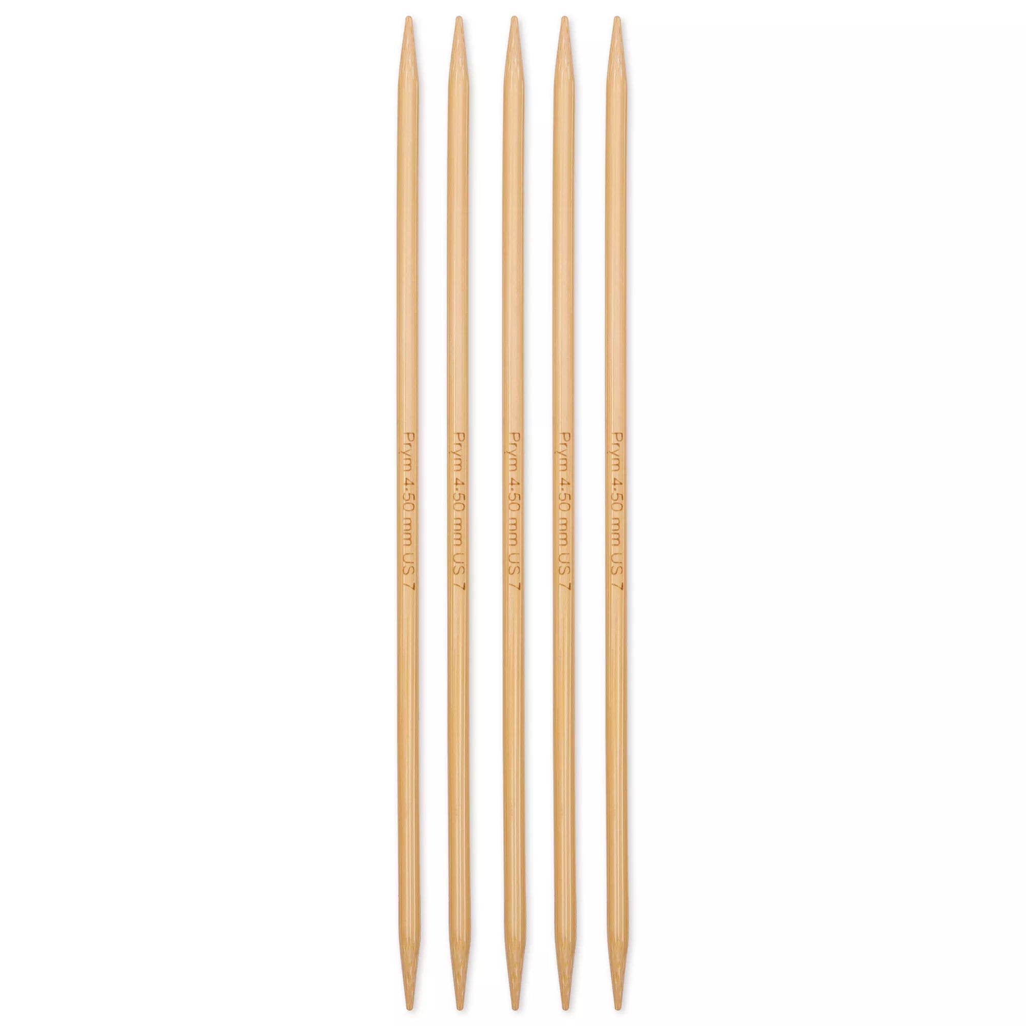 Double-pointed knitting needles, bamboo, Prym 1530