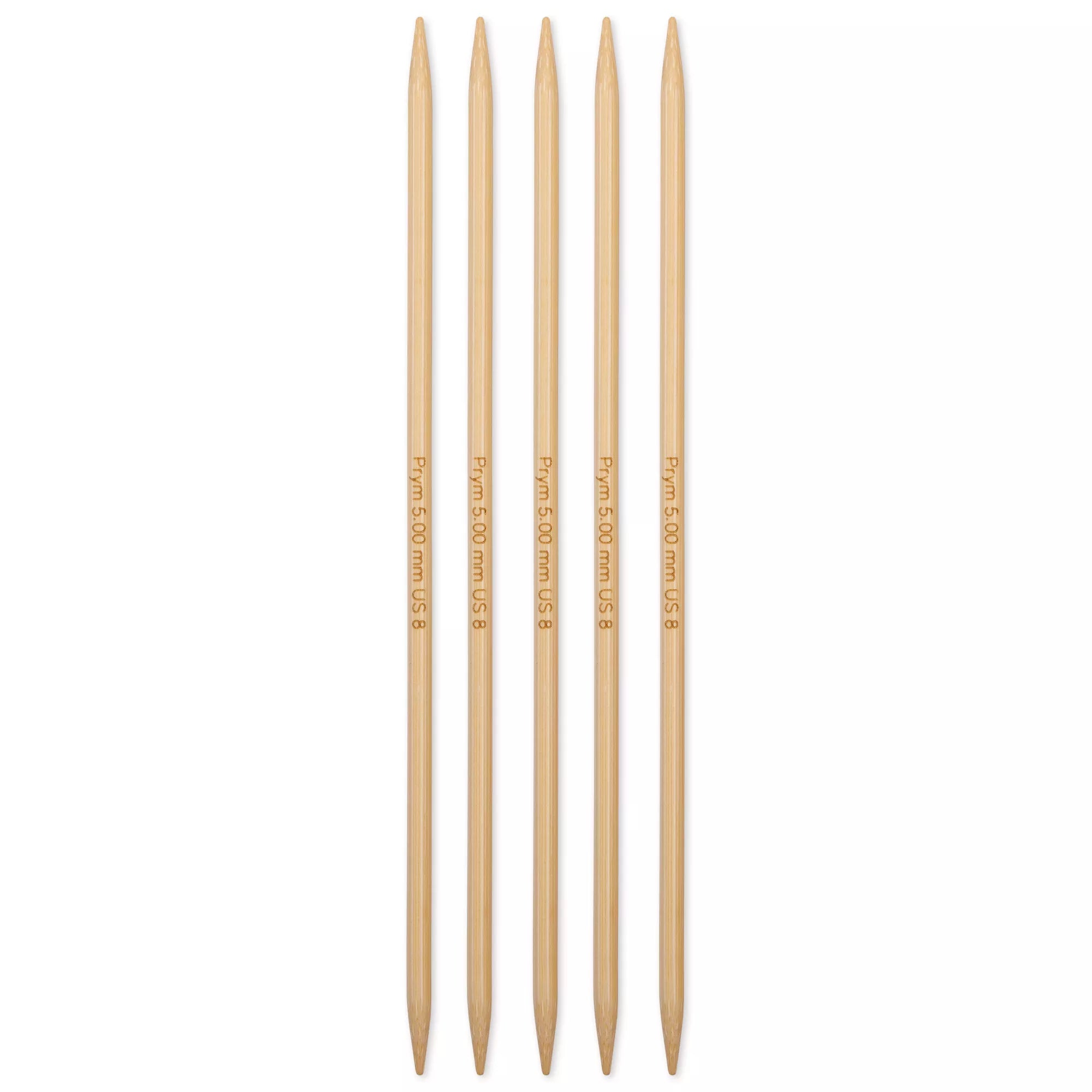 Double-pointed knitting needles, bamboo, Prym 1530