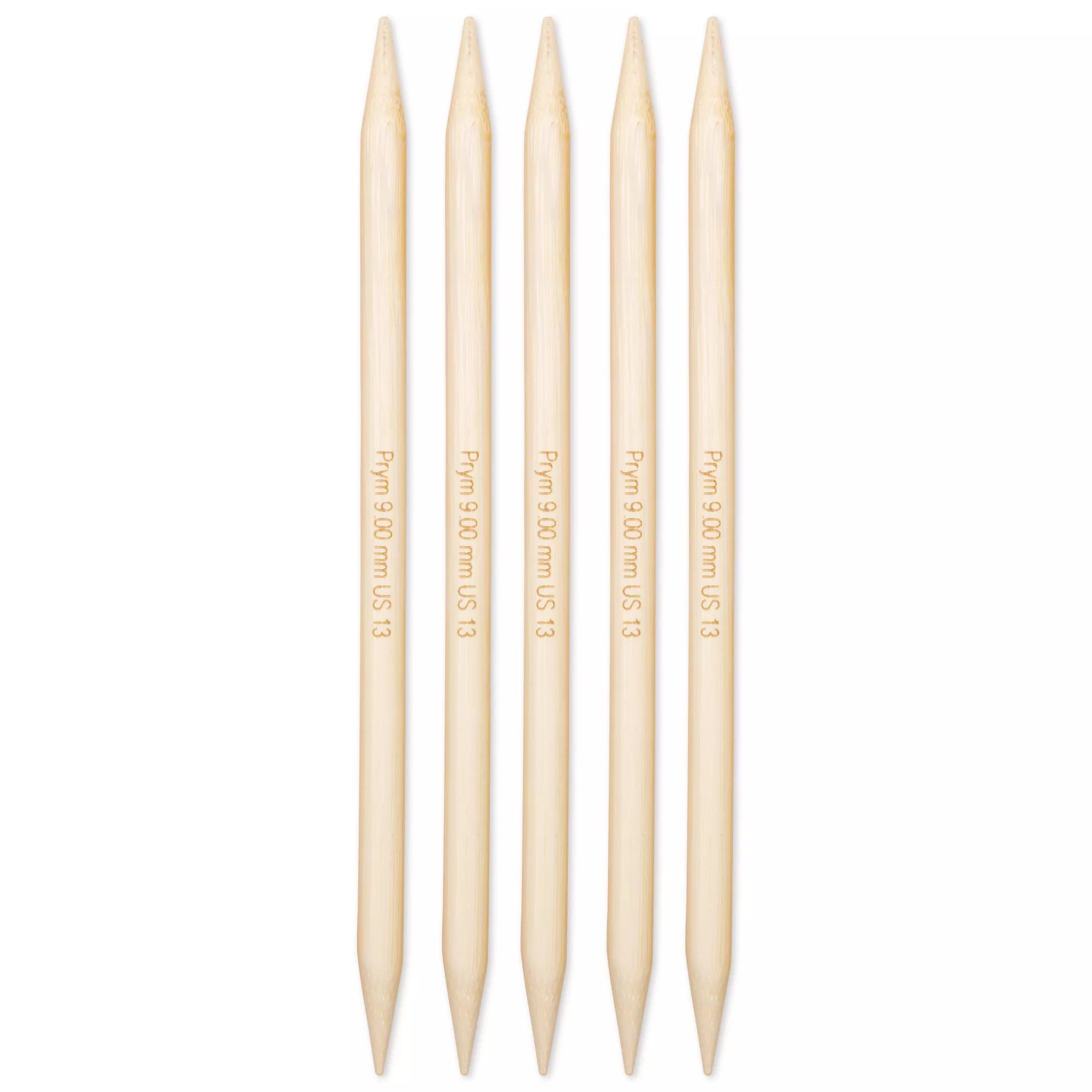 Double-pointed knitting needles, bamboo, Prym 1530