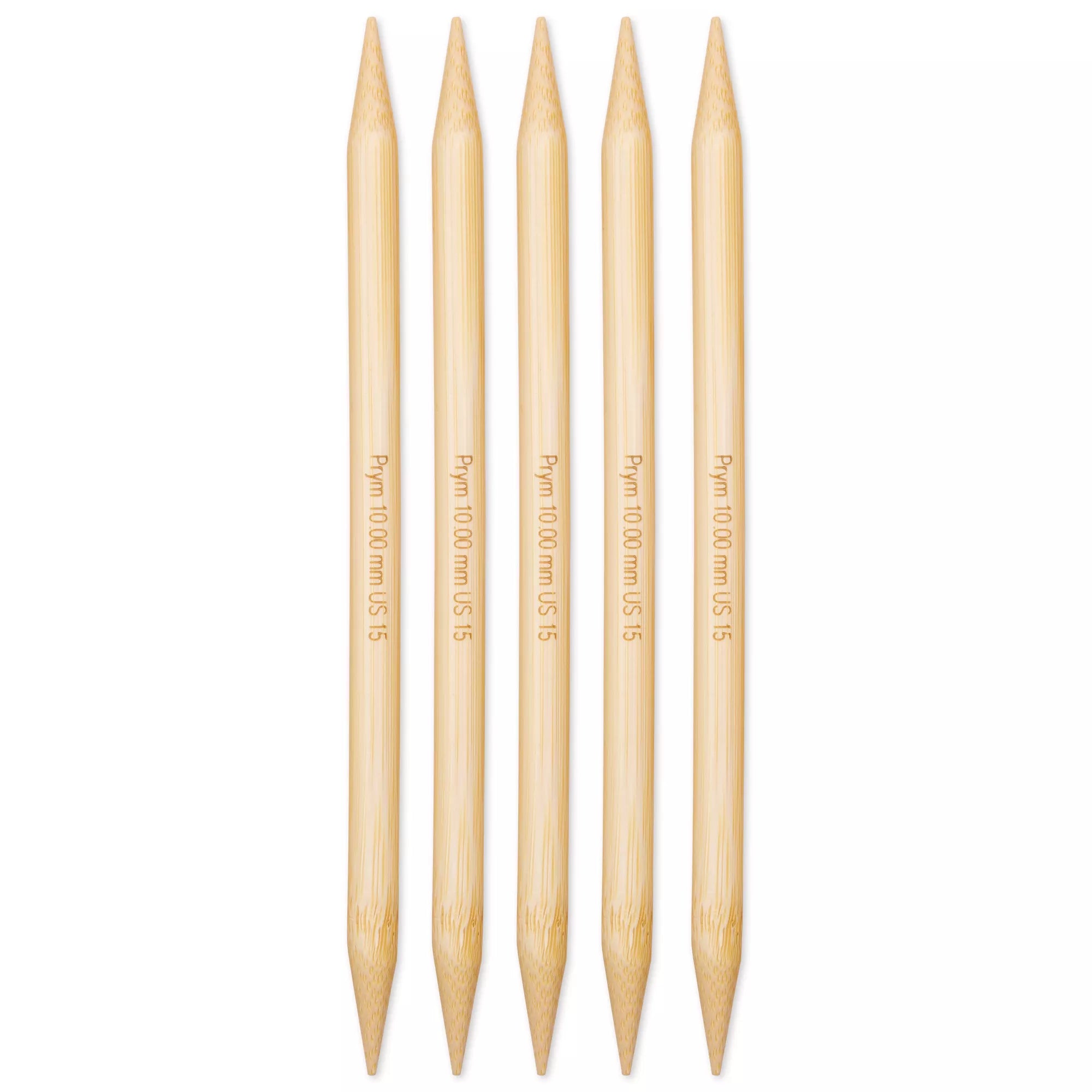 Double-pointed knitting needles, bamboo, Prym 1530