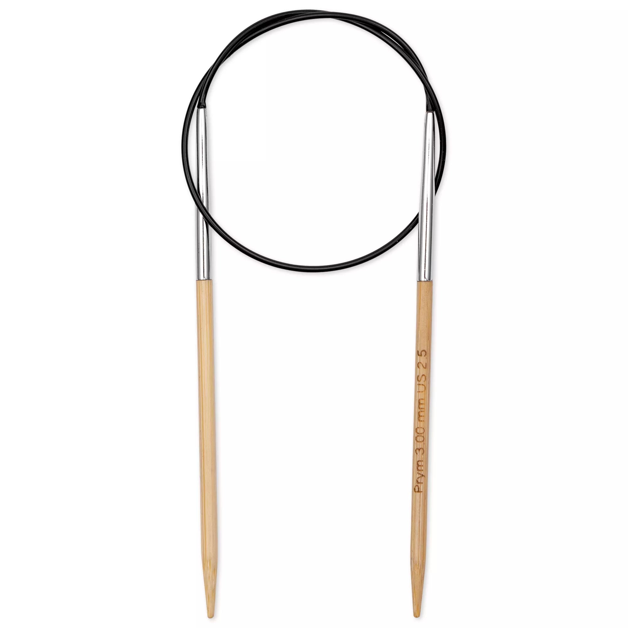 Circular Knitting Needles Bamboo, Prym 1530