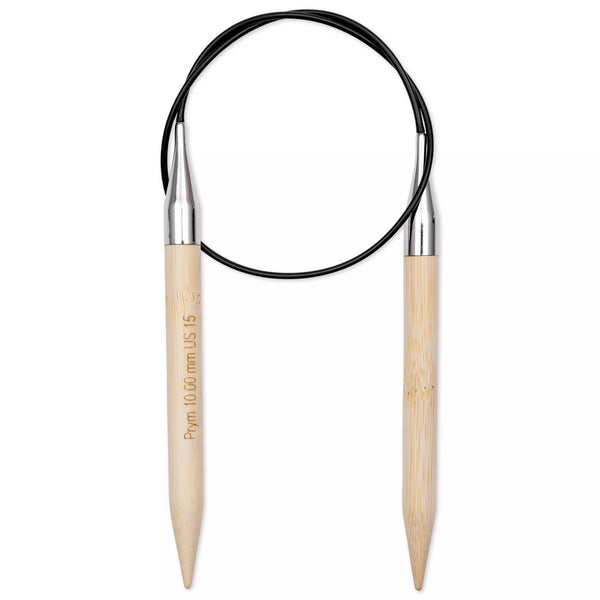 Circular Knitting Needles Bamboo, Prym 1530