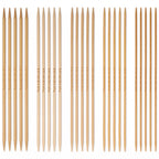 Prym 1530 Double Pointed Knitting Needle Set, Bamboo, 2.5-4.5mm, 20 cm