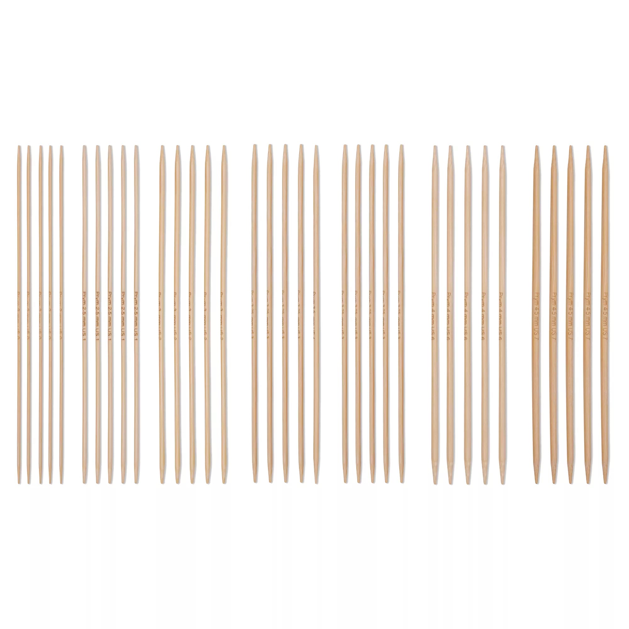 Strumpfstricknadel Set, Bambus, Prym 1530, 2-4,5 mm, 20 cm – Handicraft by  Prym