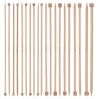 Knitting Needle Set, Bamboo, Prym 1530; 3.0-8.0 mm, 33 cm