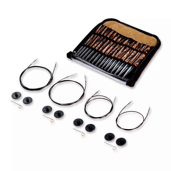Jeu d'aiguilles circulaires Natural, 4,0-10,0 mm
