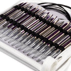 Circular Knitting Needle Set Lilac Stripes, 4-10mm