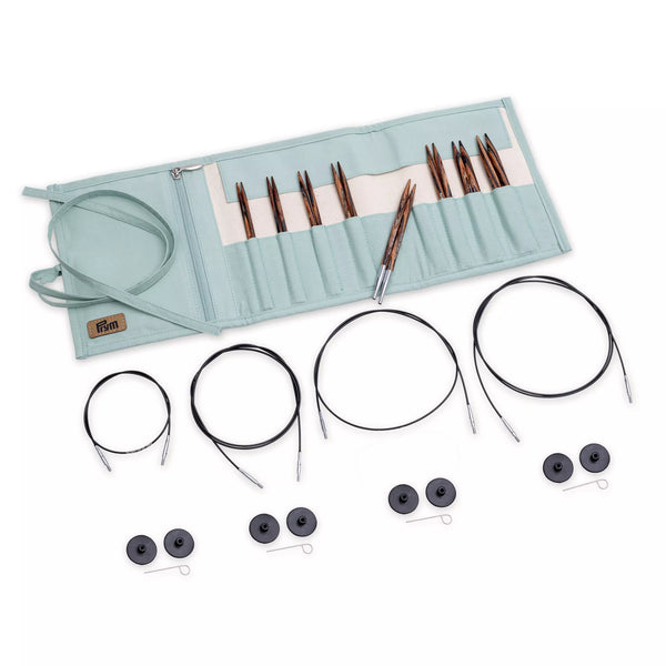 Set d'aiguilles circulaires, Natural, 3,5-8,0 mm