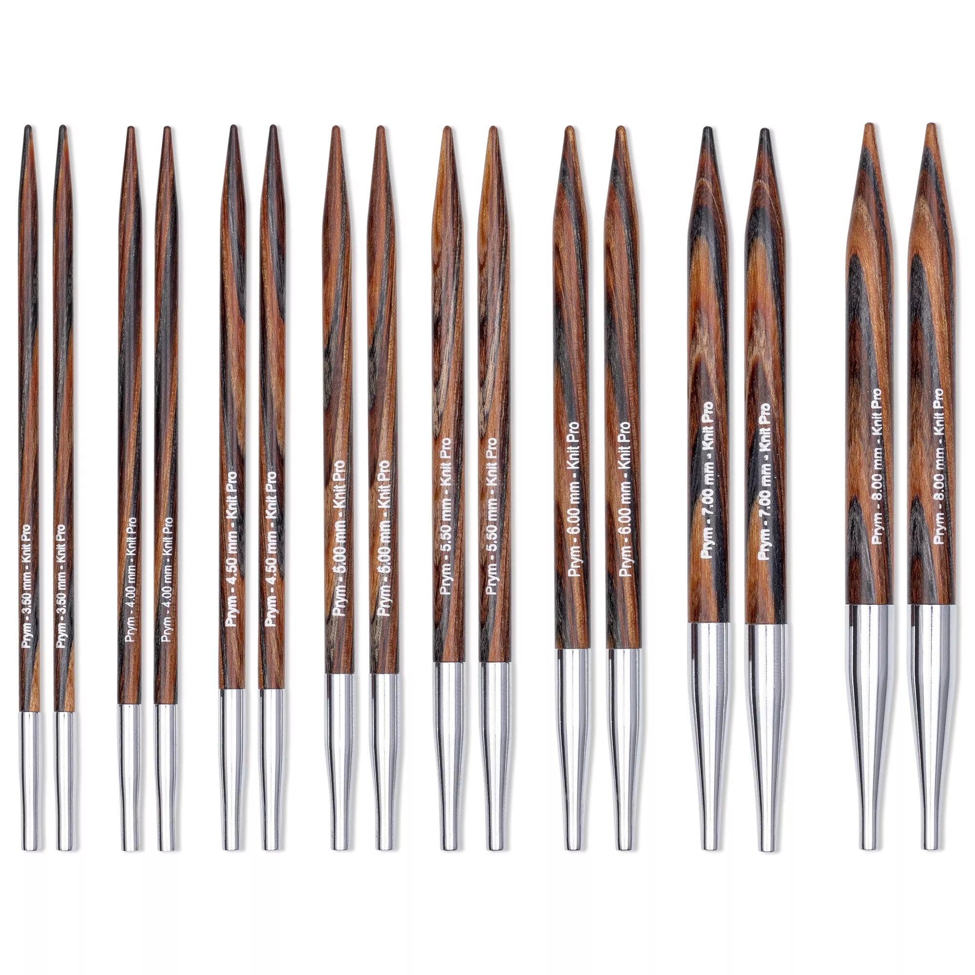 Rundstricknadel Set, Natural, 3,5-8,0 mm