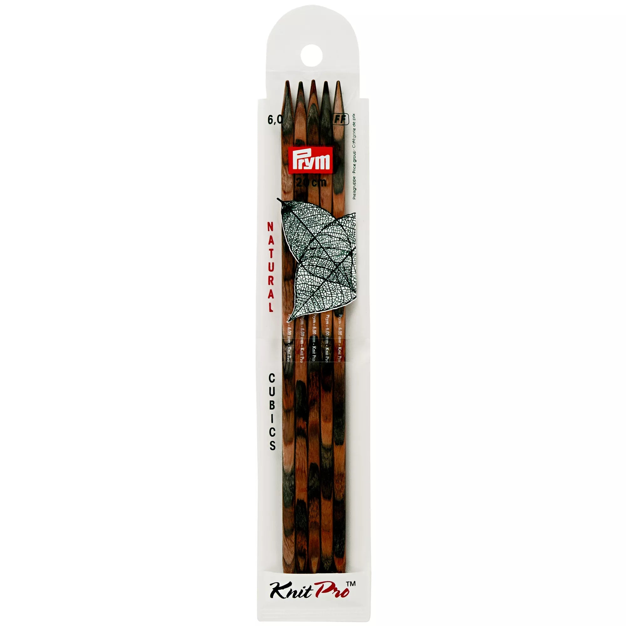 Double Pointed Needles, Natural, CUBICS