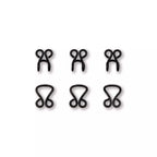Bra hooks and eyes