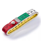 Mètre ruban Color Plus avec bouton, échelle en cm et/ou en pouces