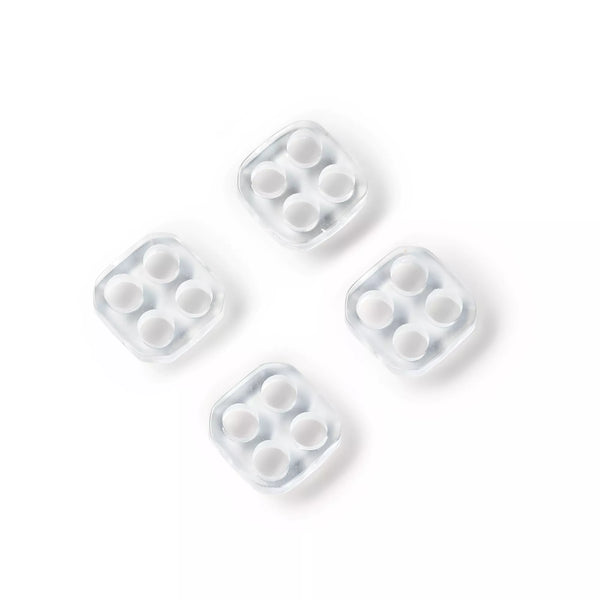 Boutons de sous-patte, transparents