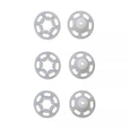 Sew-on Snap Fasteners, Plastic
