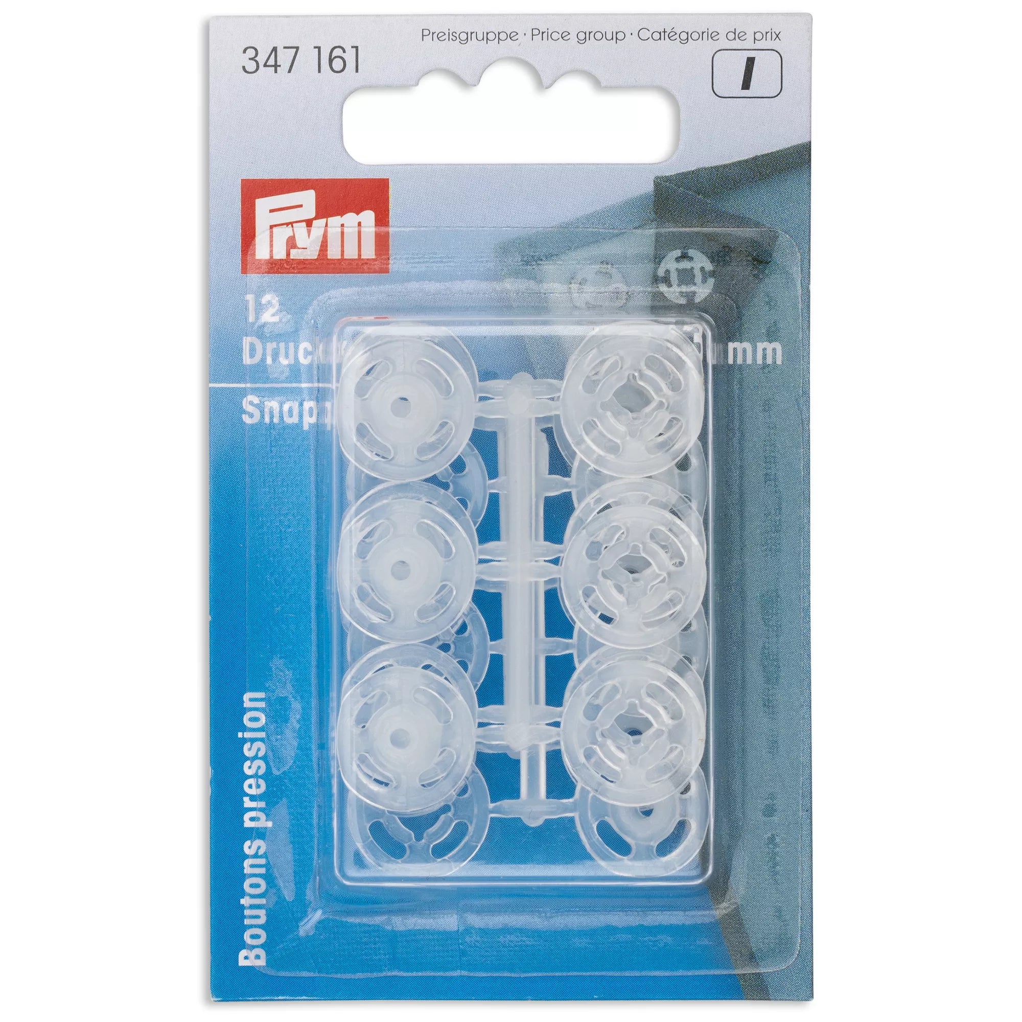 Sew-on Snap Fasteners, Plastic