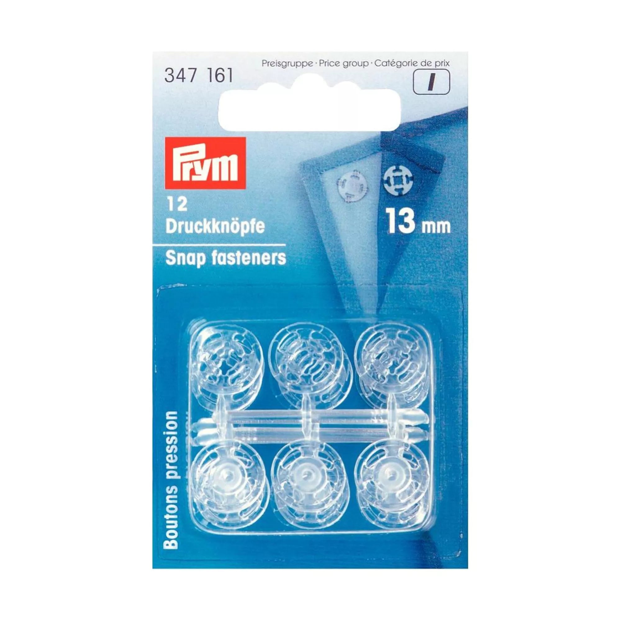 Sew-on Snap Fasteners, Plastic