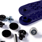 Sew-on-free snap fasteners "Anorak"