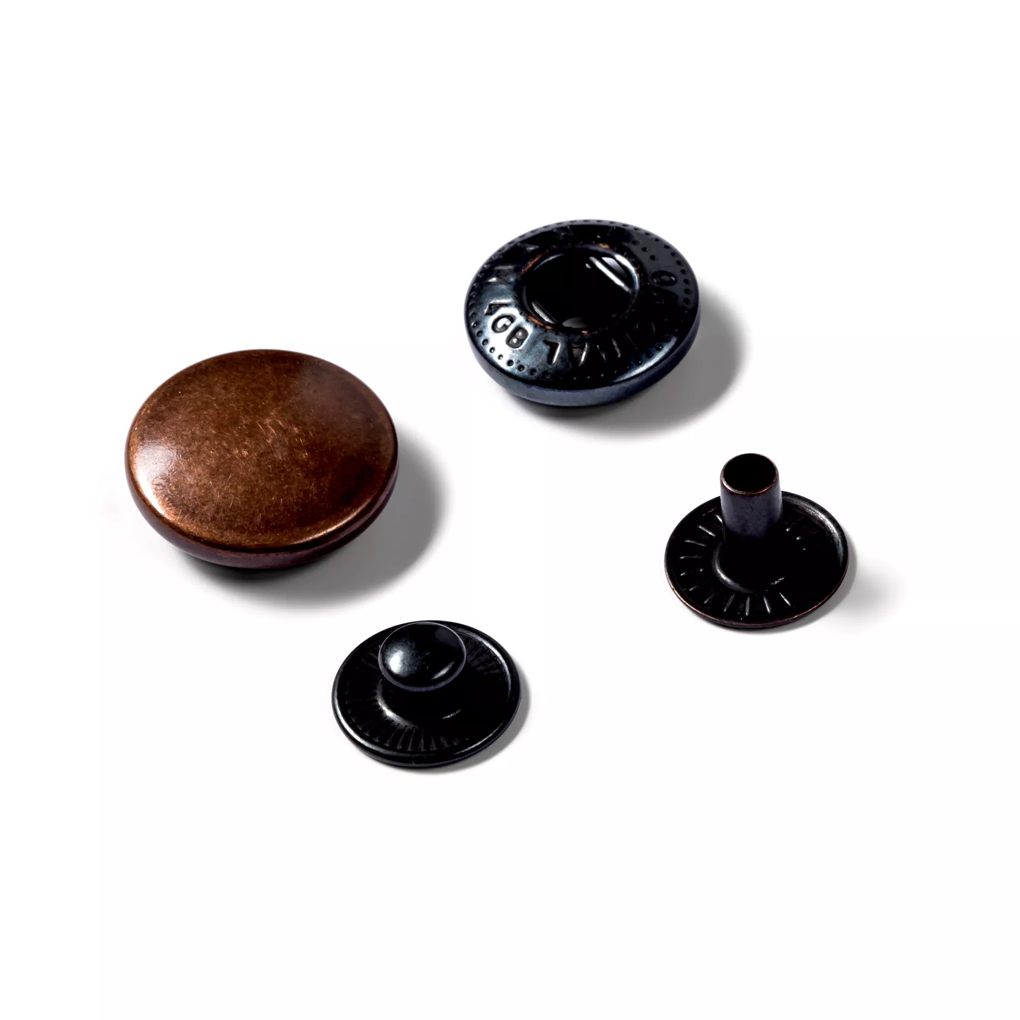 Sew-on-free snap fasteners "Anorak"