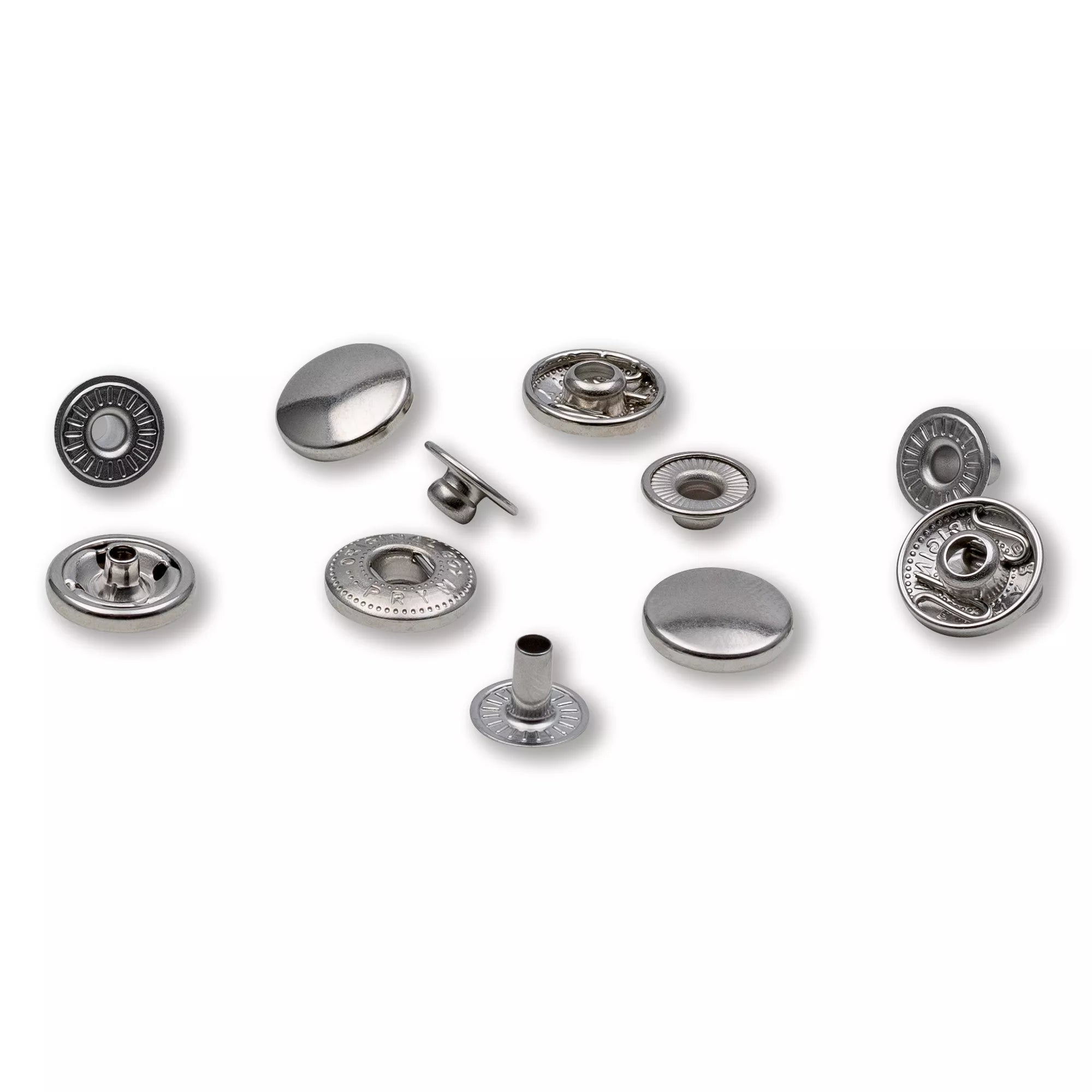 Sew-on-free snap fasteners "Anorak"