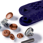 Sew-on-free snap fasteners "Anorak"