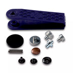 Sew-on-free snap fasteners "Anorak"