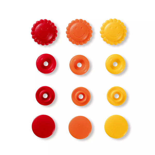Color Snaps "Motif", assorted colors