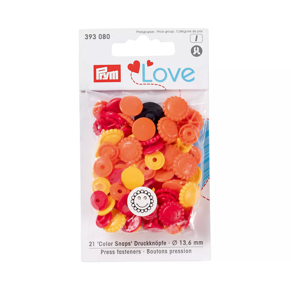 Color Snaps "Motif", assorted colors