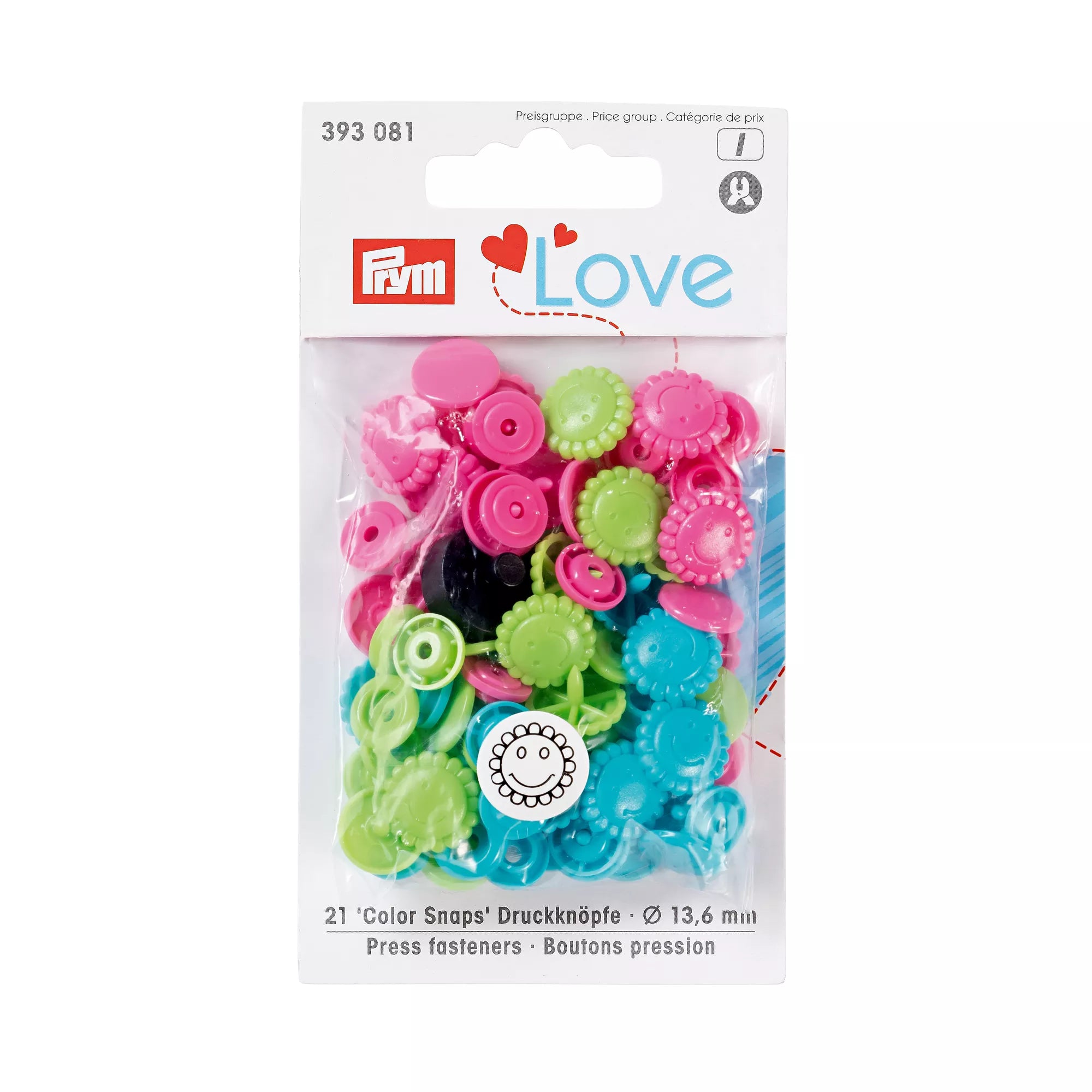 Color Snaps "Motiv", farbig sortiert