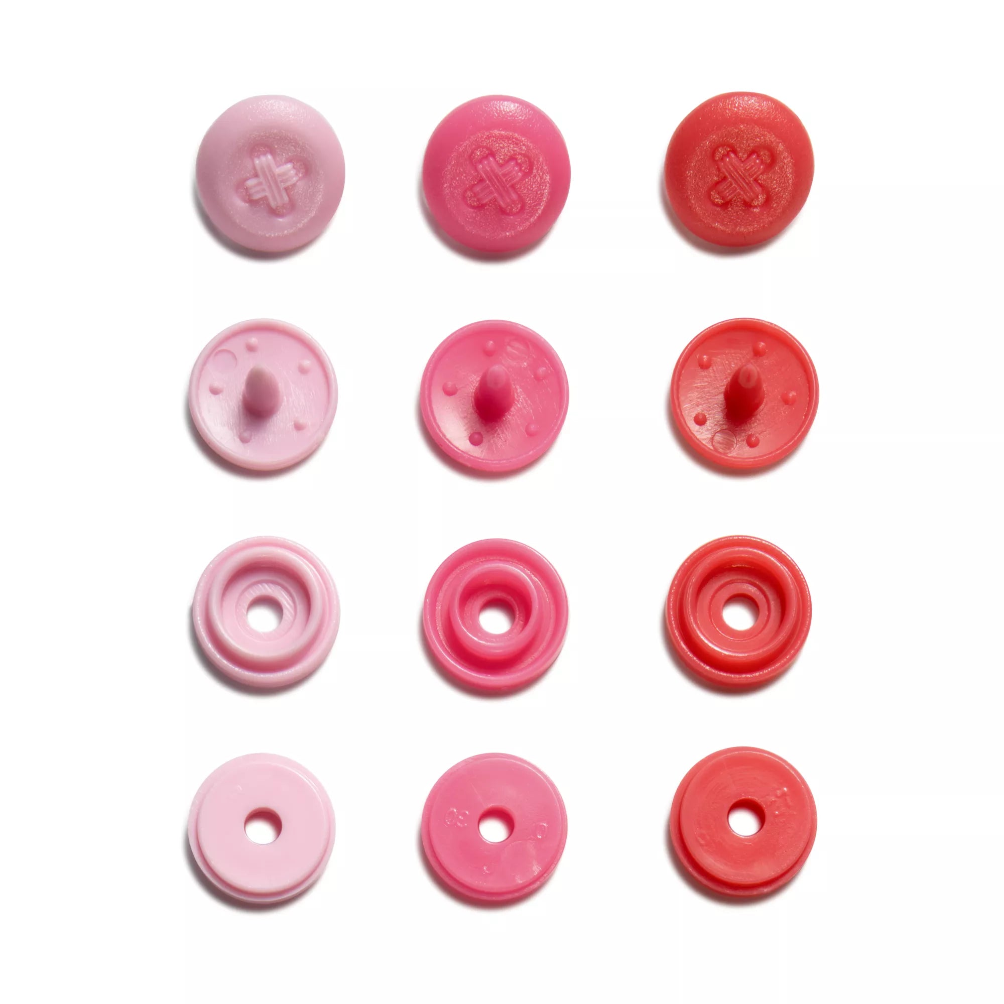 Press Stud 'Color Snaps' Mini Sew-On Look
