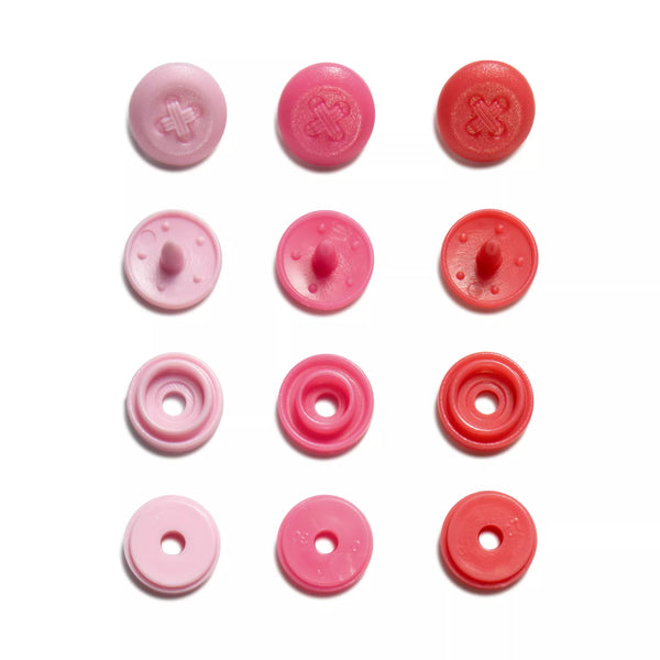Press Stud 'Color Snaps' Mini Sew-On Look