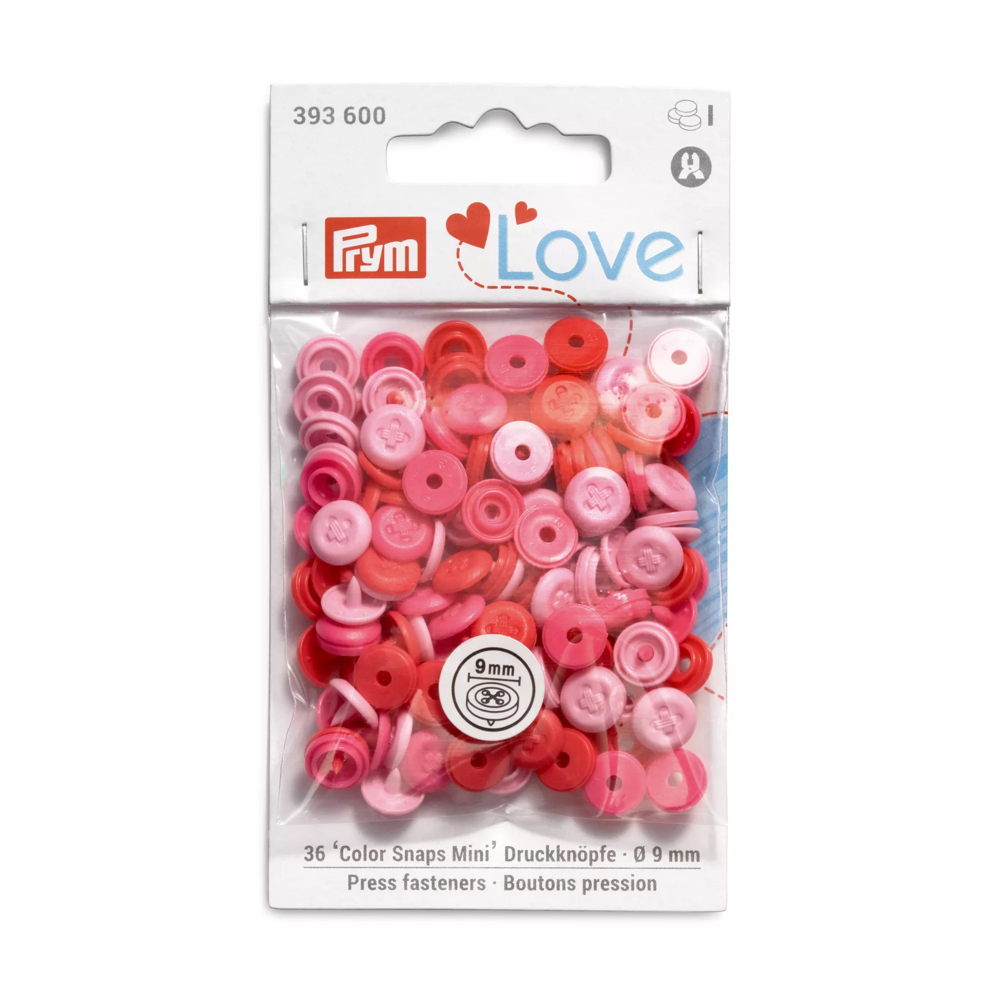 Press Stud 'Color Snaps' Mini Sew-On Look