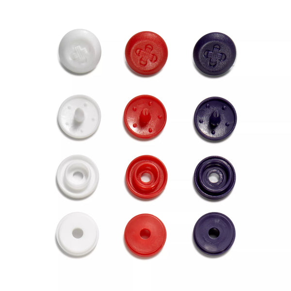 Druckknopf 'Color Snaps' Mini Annähoptik