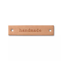Application « handmade » étiquette rectangulaire, nature