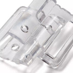 Bikini clasps, transparent