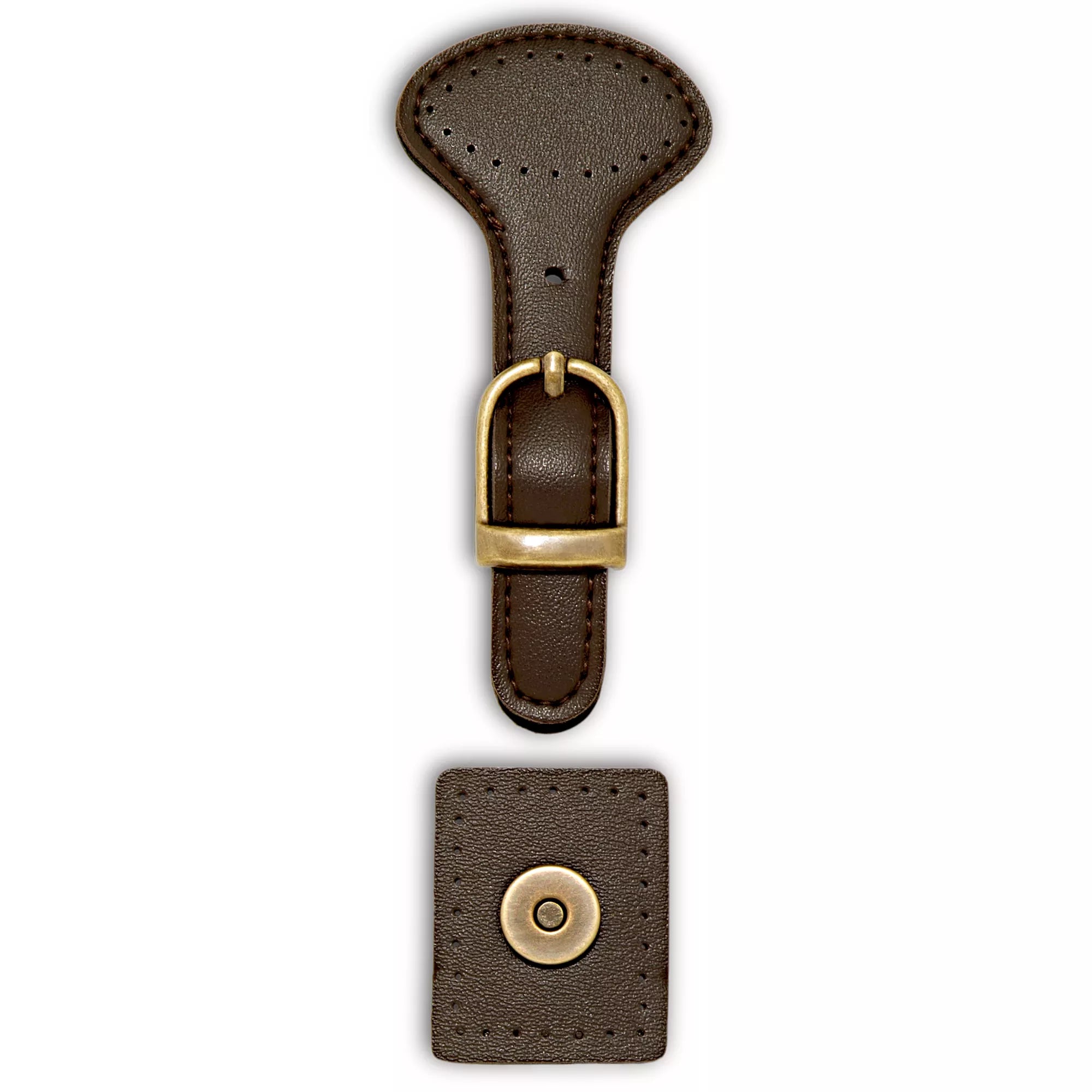 Taschenverschluss mit Magnetknopf