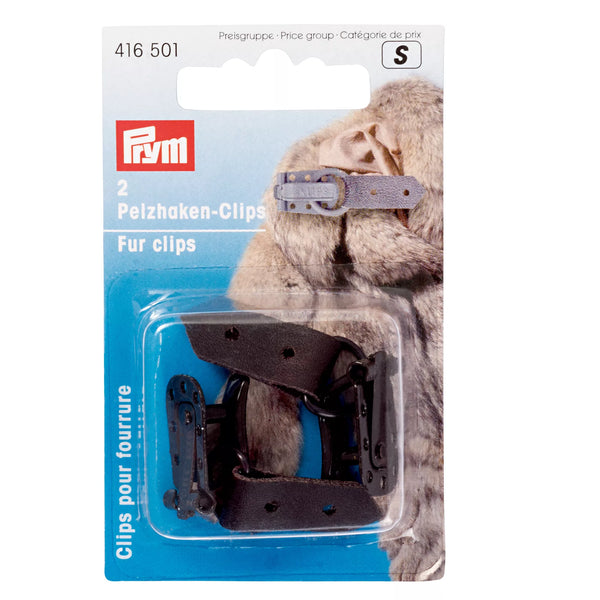 Pelzhaken-Clips, Leder