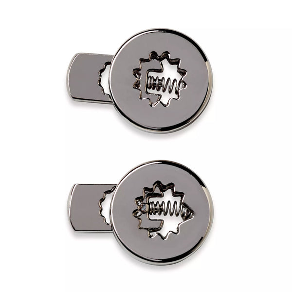Metal cord stoppers in various finishes