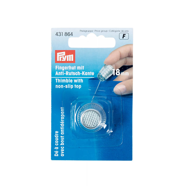 Thimbles with anti-slip rim