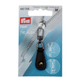 Fashion zipper, imitation leather with rivet