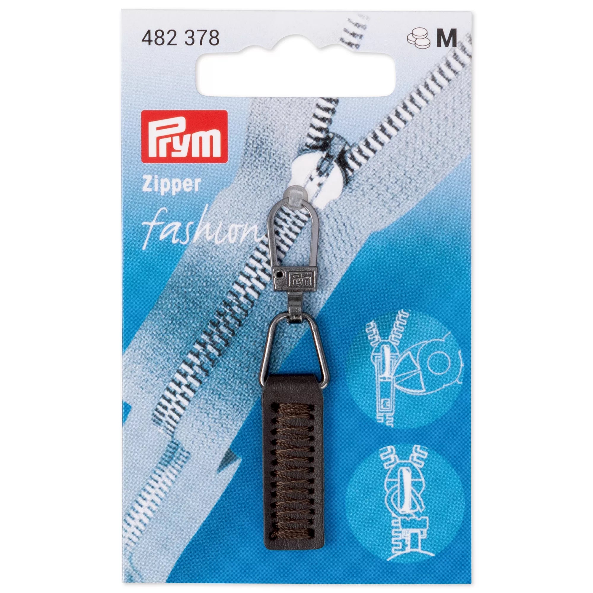 Fashion-Zipper, Lederimitat