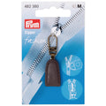 Fashion-Zipper, Lederlook