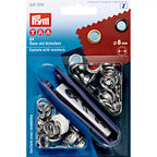 Grommets with washers, 8 mm