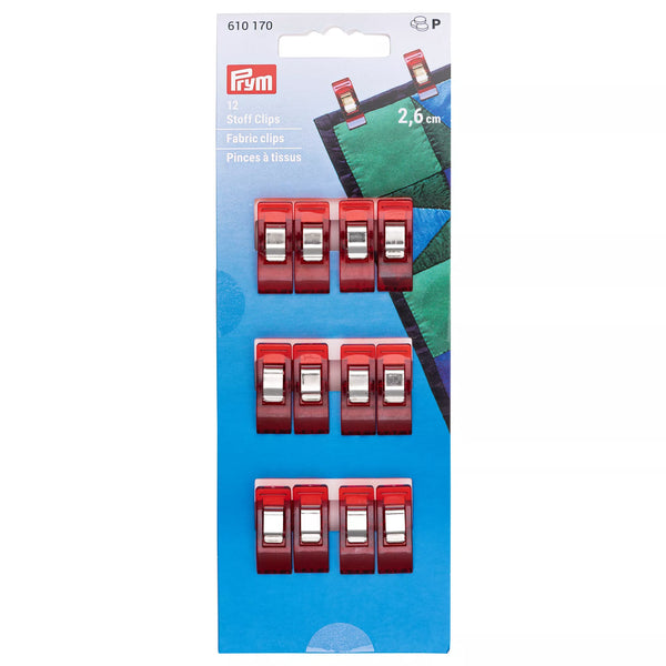 Fabric Clips in various sizes