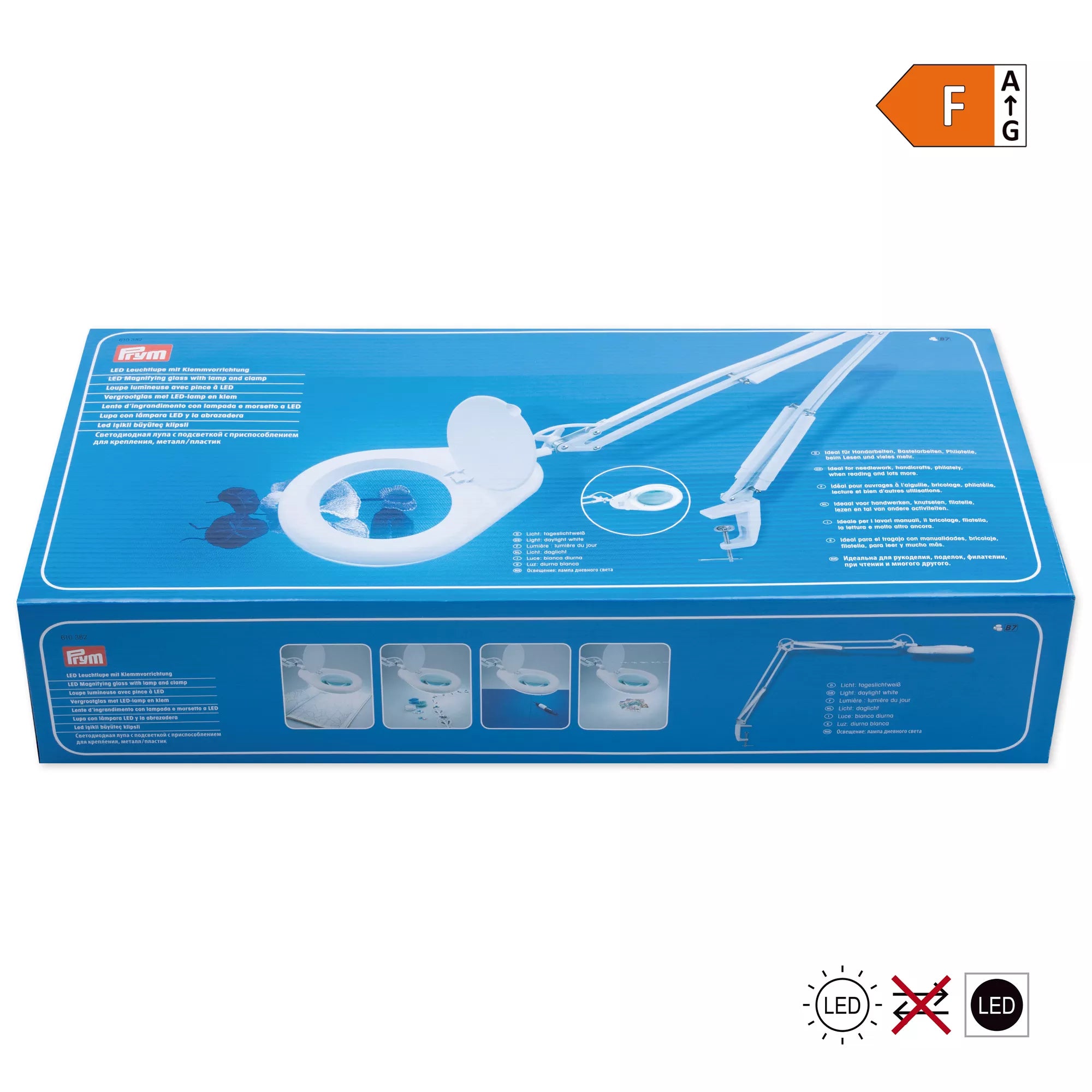 LED Magnifying Lamp with Clamp