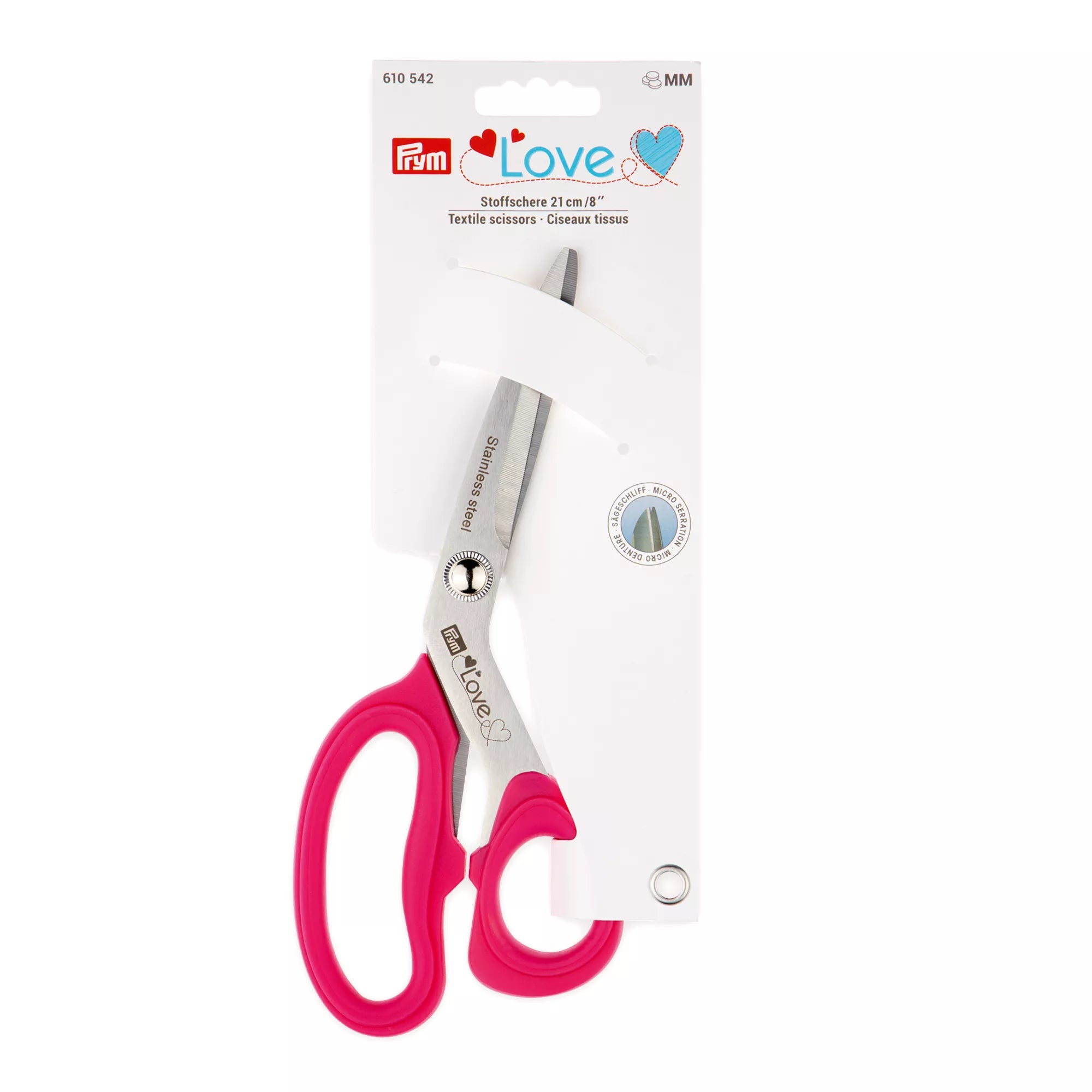Fabric scissors Micro Serration, Prym Love