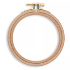 Embroidery Hoop, Beech, Prym Love, 10 cm, beige