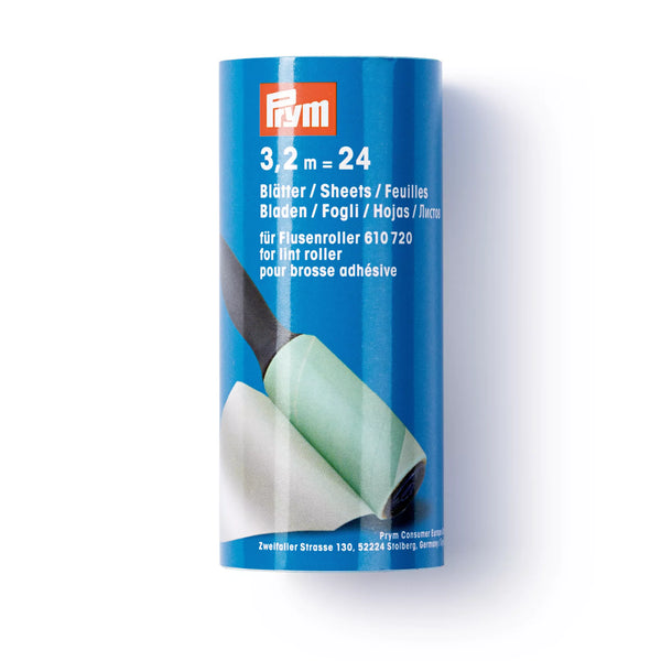 Lint roller, refill rolls