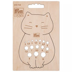 Needle Gauge for Knitting Needles, Birchwood